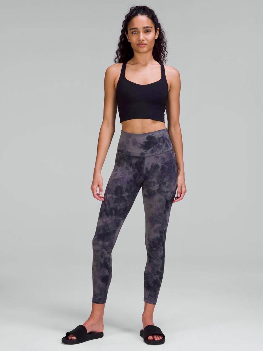 lululemon Align™ High-Rise Pant 25” – Diamond Dye Pitch Grey | Size 2